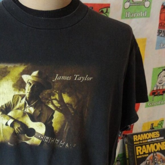 Vintage James Taylor 2003 Concert Tour T Shirt - Picture 3 of 6